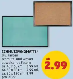 PENNY Schmutzfangmatte Angebot