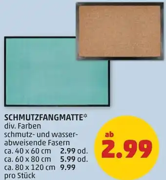PENNY Schmutzfangmatte Angebot