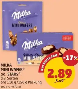 PENNY Milka mini wafer Angebot