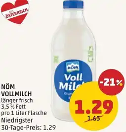 PENNY Nöm vollmilch Angebot