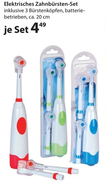 NKD Elektrisches Zahnbürsten Set Angebot