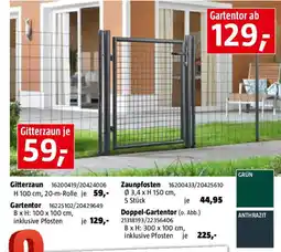 Bauhaus Gitterzaun Angebot