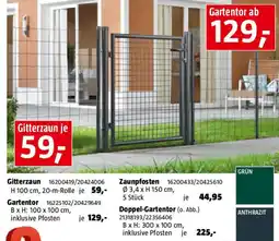 Bauhaus Gartentor Angebot