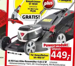 Bauhaus AL-KO Easy Akku-Rasenmäher 4.65 LI SP Angebot
