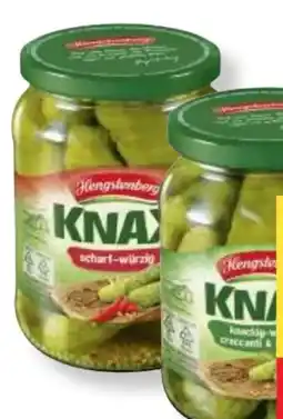 MPreis Hengstenberg Knax Gewürzgurken Angebot