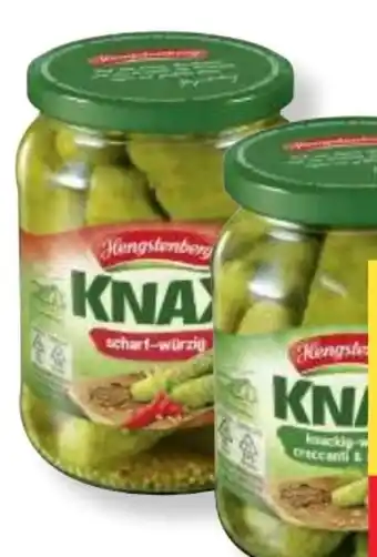 MPreis Hengstenberg Knax Gewürzgurken Angebot
