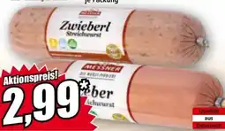 Norma Messner Streichwurst Zwieberl Angebot