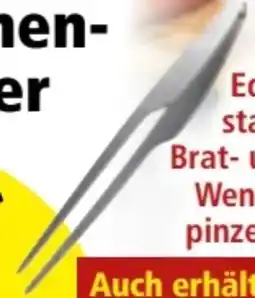 Norma Casa Royale Edelstahl-Brat-Wendepinzette Angebot