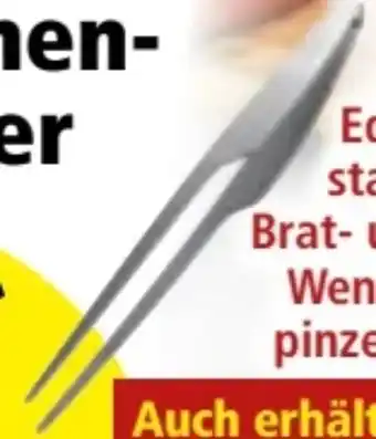 Norma Casa Royale Edelstahl-Brat-Wendepinzette Angebot