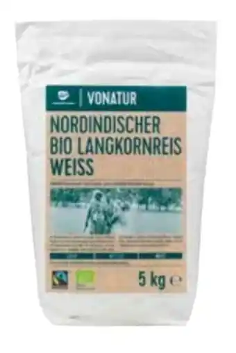 Transgourmet Vonatur Bio Langkornreis Weiß Angebot