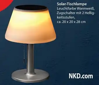 NKD Solar Tischlampe 20x20x28 cm Angebot