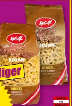 Norma Wolf Dinkel-Spirelli Angebot