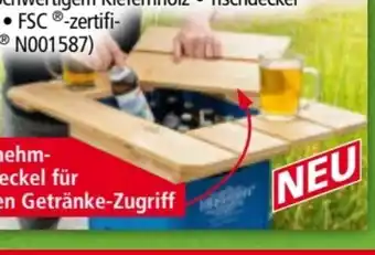 Norma Garden Hero Bierkasten-Holztischauflage Angebot