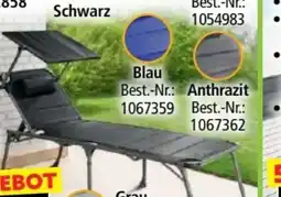 Norma Solax-Sunshine Alu-Komfort-Sonnenliege Angebot