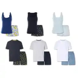 Lidl Damen/Herren Shorty-Pyjama Damen: 36 bis 50, Herren: 48 bis 62 Lidl Angebot