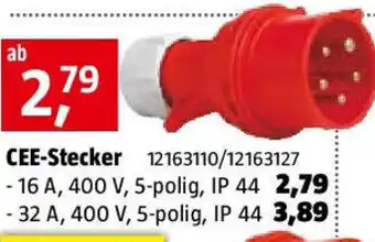 Bauhaus CEE-Stecker Angebot