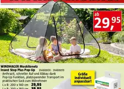 Bauhaus WINDHAGER Moskitonetz Insect Stop Plus Pop-Up Angebot