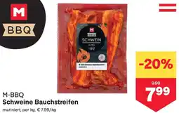 MPreis M-BBQ Schweine Bauchstreifen Angebot