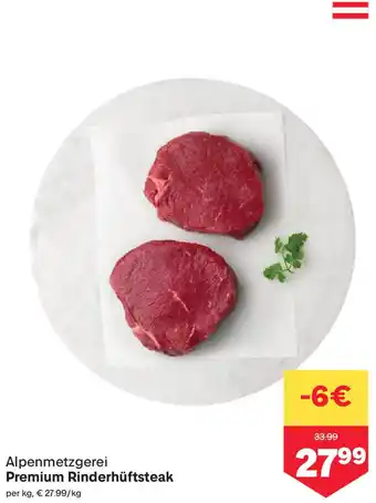MPreis Alpenmetzgerei Premium Rinderhüftsteak Angebot