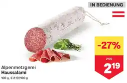 MPreis Alpenmetzgerei Haussalami Angebot
