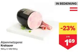 MPreis Alpenmetzgerei Krakauer Angebot