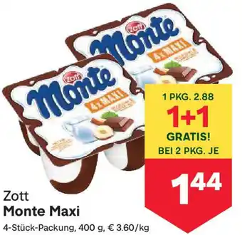 MPreis Zott Monte Maxi Angebot
