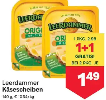 MPreis Leerdammer Käsescheiben Angebot