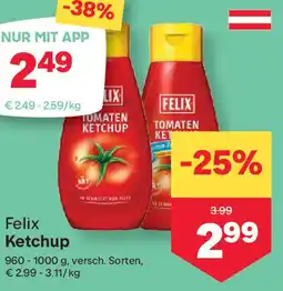 MPreis Felix Ketchup Angebot