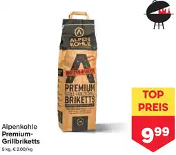 MPreis Alpenkohle Premium Grillbriketts Angebot