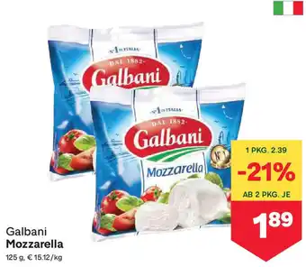 MPreis Galbani Mozzarella Angebot