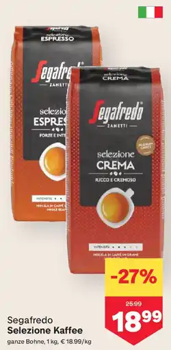 MPreis Segafredo Selezione Kaffee Angebot