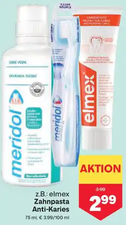 MPreis elmex Zahnpasta Anti-Karies Angebot