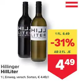 MPreis Hillinger HillLiter Angebot