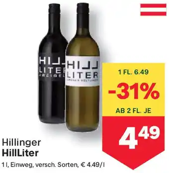 MPreis Hillinger HillLiter Angebot