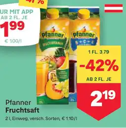 MPreis Pfanner Fruchtsaft Angebot