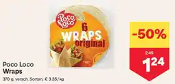 MPreis Poco Loco Wraps Angebot