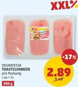 PENNY Delikatessa toastschinken Angebot