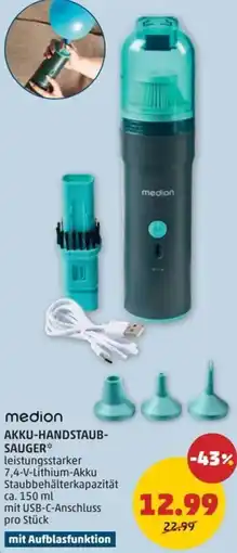 PENNY Medion akku-handstaubsauger Angebot