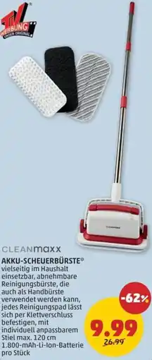 PENNY Cleanmaxx akku-scheuerbürste Angebot