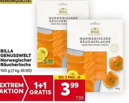 Billa Billa genusswelt norwegischer raucherlachs Angebot