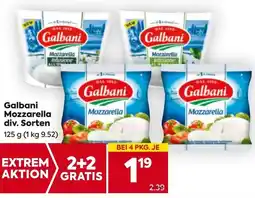 Billa Galbani Mozzarella Angebot