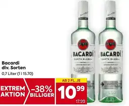 Billa Bacardi Angebot