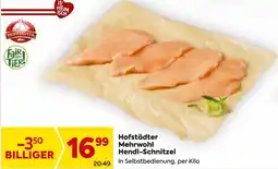 Billa Hofstädter Mehrwohl Hendl-Schnitzel Angebot
