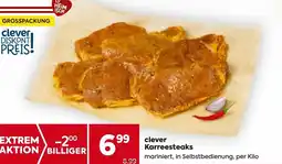 Billa clever Karreesteaks Angebot