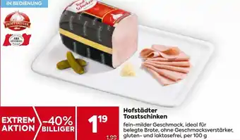 Billa Hofstädter Toastschinken Angebot
