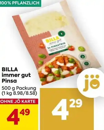 Billa BILLA immer gut Pinsa Angebot