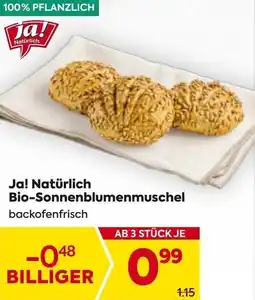 Billa Ja! Natürlich Bio-Sonnenblumenmuschel Angebot