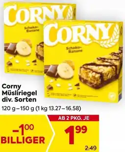 Billa Corny Müsliriegel Angebot