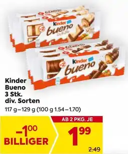 Billa Kinder Bueno Angebot