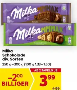 Billa Milka Schokolade Angebot